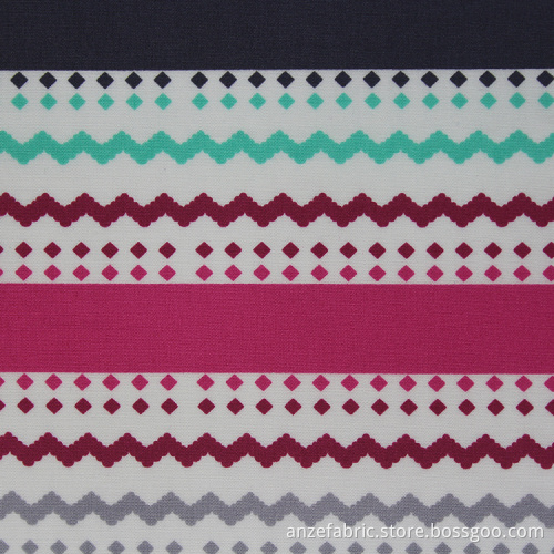 Fashion printed cotton thailand poplin fabric